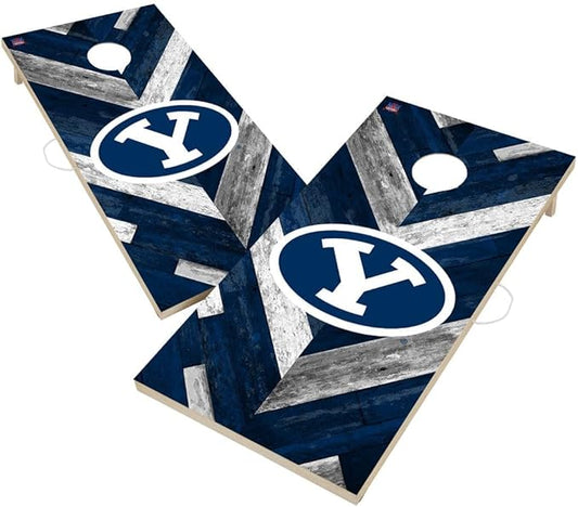 College Team Cornhole Boards, 2x4 Regulation Corn Hole Game Set, Officially Licensed Cornhole Game, Perfect for Tailgates