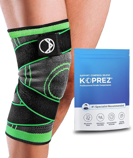 Knee Compression Sleeve - Knee Braces for Knee Pain Women, Knee Sleeve, Knee Compression Sleeve Women, Knee Support Men, Rodilleras, Compression Knee Sleeves Men
