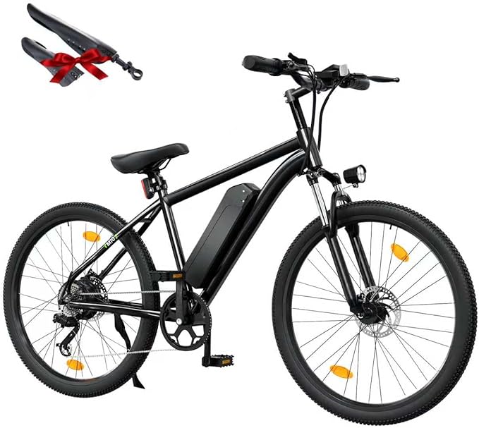 Electric Bike for Adults 750W Peak, 26" Mountain E-Bike, 55 Miles + 20MPH Adult Electric Bicycles for Road Sand Mountain