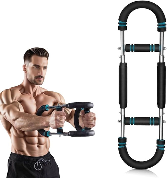 Twister Arm Trainer, Adjustable Chest Workout Equipment, Portable Chest and Arm Trainer Exerciser for Men&Women, Home Gym Equipment for Shoulder/Chest/Triceps (60-110lb)