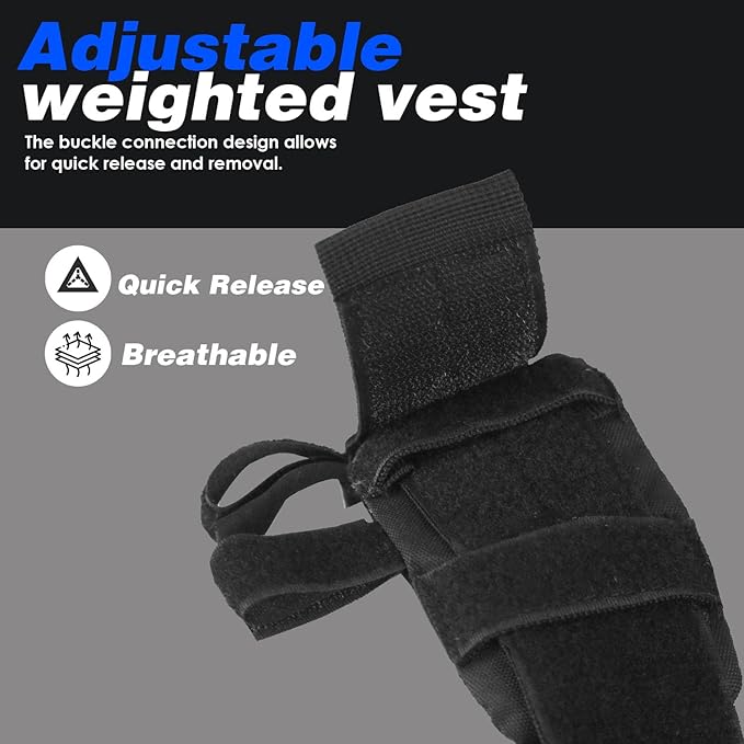 Weighted Vest for Men and Women Weight Vests Adjustable Strength and Endurance Training Fitness Tactical Running
