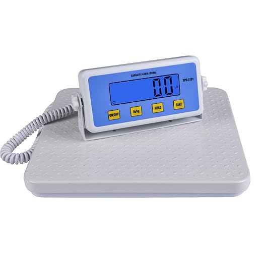 Medical Scale - Heavy Duty 440 lb High Capacity Wrestling Scale for Body Weight with Easy to Read LCD Display Physician Scale, Professional Medical Grade Scale for Doctor Home Gym Office