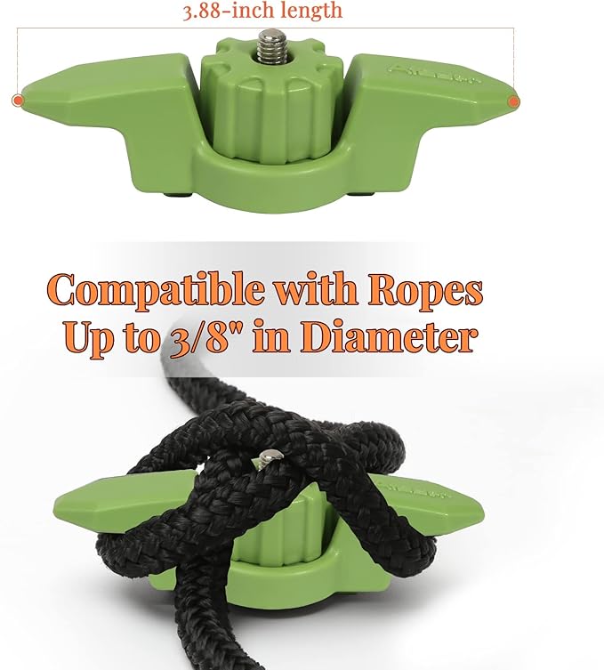 Kayak Anchor Cleat for Kayak Track Mount, Standard Kayak Cleat Track Mount, Rope Cleat for Kayak Rail Mount Accessories, Kayak Line Cleat