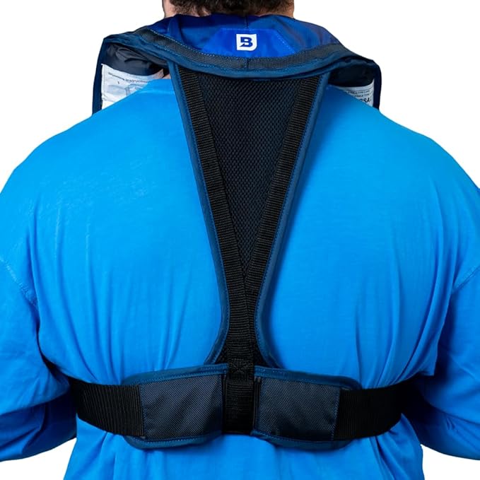 BLUESTORM Atmos 40 Automatic/Manual Inflatable PFD Life Jacket for Adults | US Coast Guard (USCG) Approved Life Vest