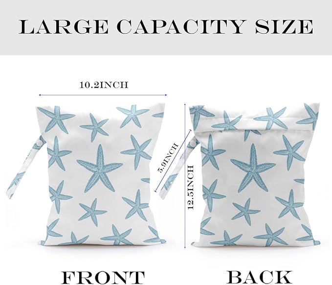 2 pieces Wet bag, wet dry bag, swimsuit, travel, beach, pool, diapers, Dirty Yoga gym clothes, Beach bag Bee flower Sunflower Decor Sunflower gifts for women.