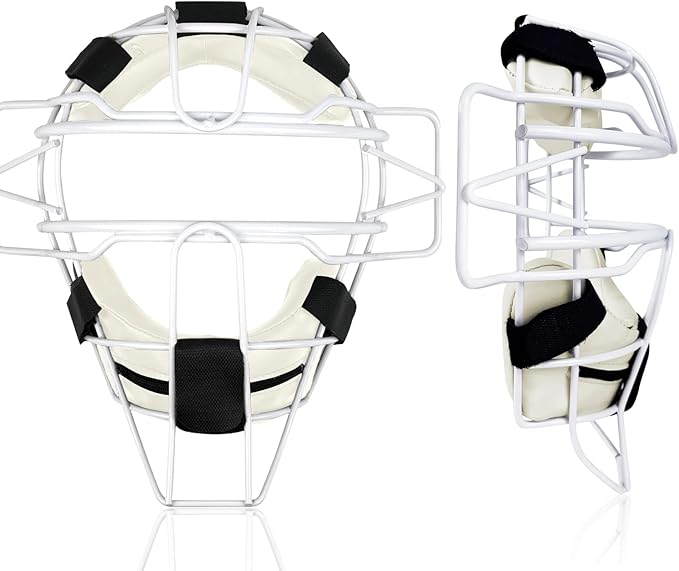 Baseball Catcher Mask Umpire Mask,Full-Face Protection Mask for Baseball,Lightweight Secure Fit Provides Maximum Protection and Comfort – Does Not Obstruct View