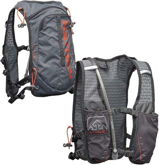 Nathan TrailMix 7L Running Vest for Men & Women, Hydration Vest w/ 2L Bladder Hydration Pack, Water Backpack for Hiking, Running, Walking, Marathon, Race