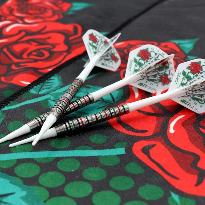 CUESOUL Soft Tip Darts Set Plastic Tip with Dart Case