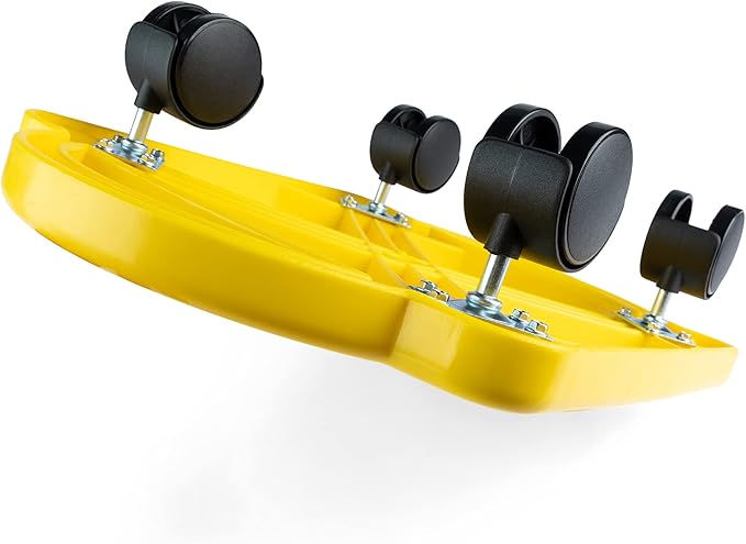 Champion Sports Scooter Board – Choice of Handles or No Handles, Durable Plastic Scooters for Youth Gym & PE Class, Indoor & Outdoor Play, Non-Marring Wheels, Multiple Sizes & Colors