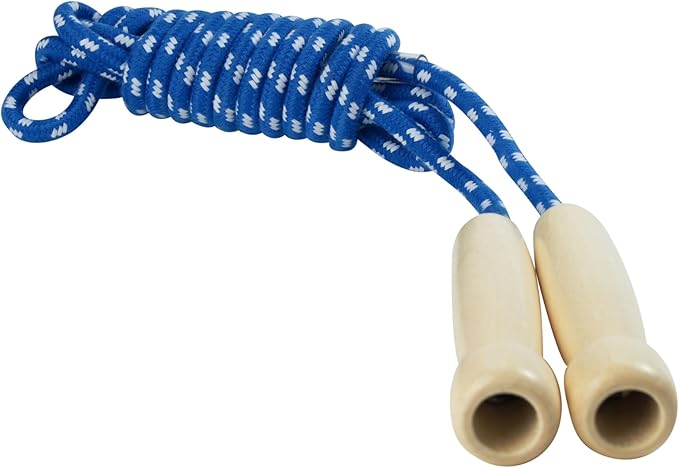 8.8 Feet Jump Rope for Women Men Kids Wooden Handle Jumping Ropes