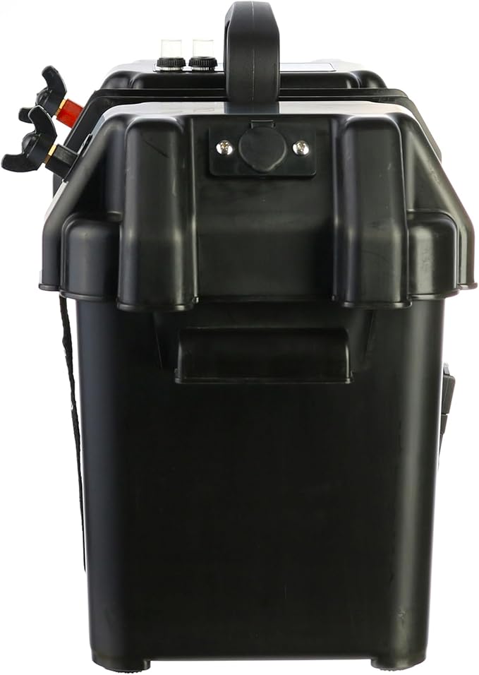 Newport Trolling Motor Smart Battery Box Power Center with USB and DC Ports, Medium
