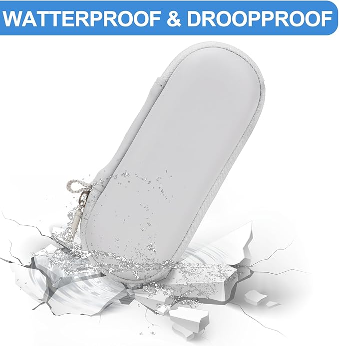 Case for Kardiamobile EKG Monitor, Compatible with Kardiamobile EKG Heart Monitor, Hard Travel Box for Alivecor Kardia Mobile 6L, Pill Box and Carabiner Clip Included