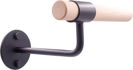 VITA Barre Wall-Mounted Single Ballet Barre, Cambre, Wood | Fixed Height, Made in USA, Home, Studio or Gym Exercise Equipment for Kids & Adults | Dance, Fitness, Pilates