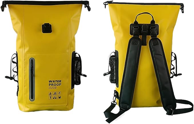 Dry Bag Waterproof 25L-Floating&Lightweight Bags for Women Waterproof Backpack for Kayaking, Boating, Fishing,Paddle boarding, Camping, Hiking,Roll-Top Seal&Adjustable Shoulder Straps