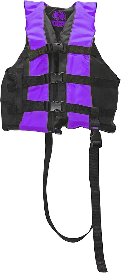 Hardcore Life Jacket Paddle Vest; Coast Guard Approved Type III PFD Life Vest Flotation Device; Jet ski, Wakeboard, Kayak; Ideal Extra Life Jacket for Your Pontoon Boat w/Leg Strap