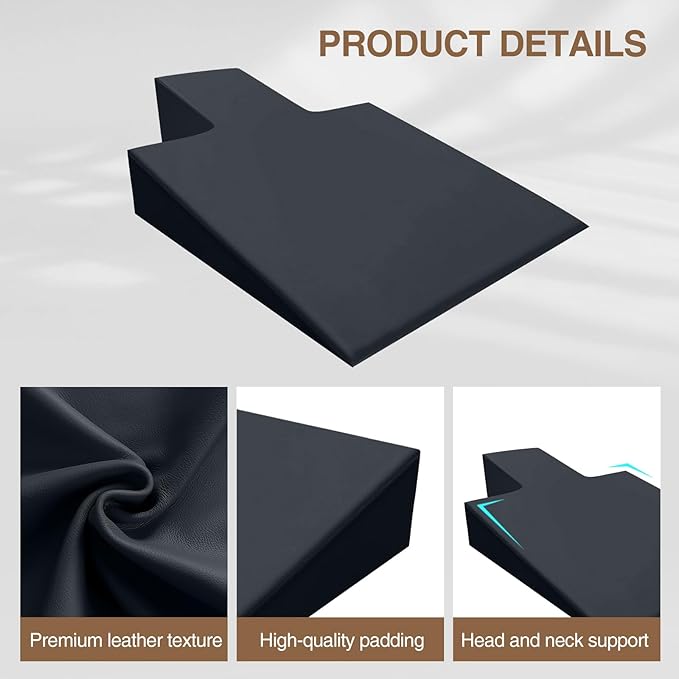 Large Upholstered Pilates Wedge for Pilates Reformer, Exercise Equipment for Pilates Reformer Machine, Workout Pad for Floor Exercises, Ideal for Home Pilates and Studio Use