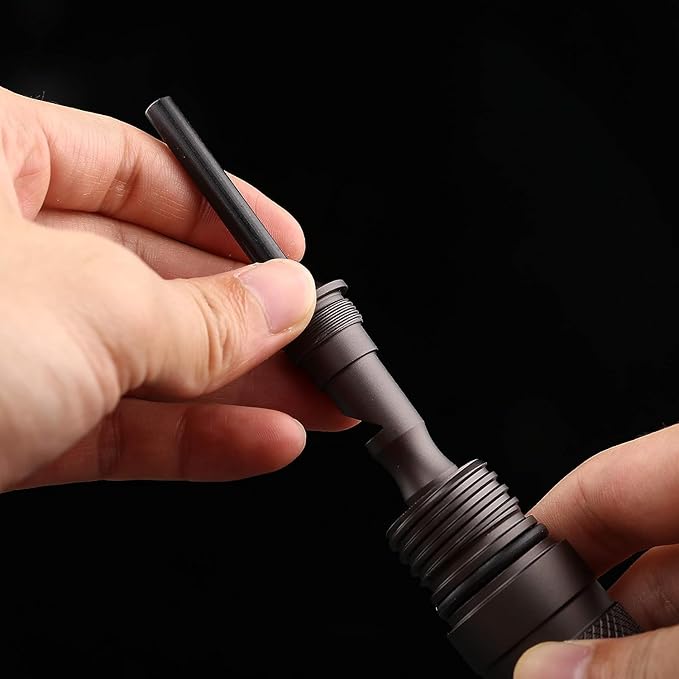 aiGear Premium Walking Hiking Stick CNC Machined Outdoor Trekking Poles with Solid Durable Tools Whistle and Compass