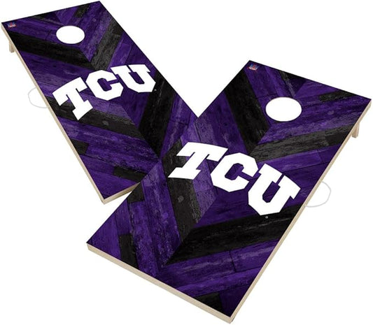 College Team Cornhole Boards, 2x4 Regulation Corn Hole Game Set, Officially Licensed Cornhole Game, Perfect for Tailgates
