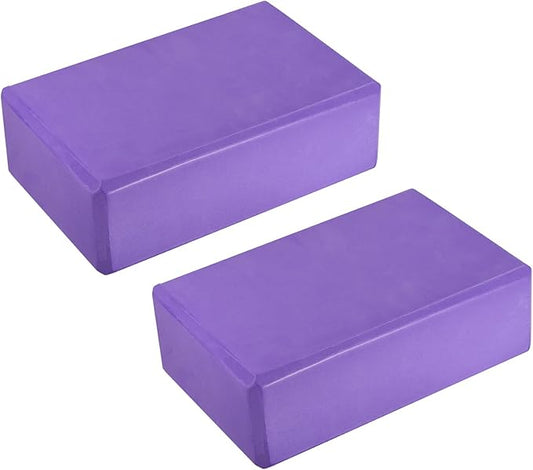uxcell Yoga Block Light Weight High-Density EVA Foam Brick for Beginners, Yogis, Pilates, Meditation