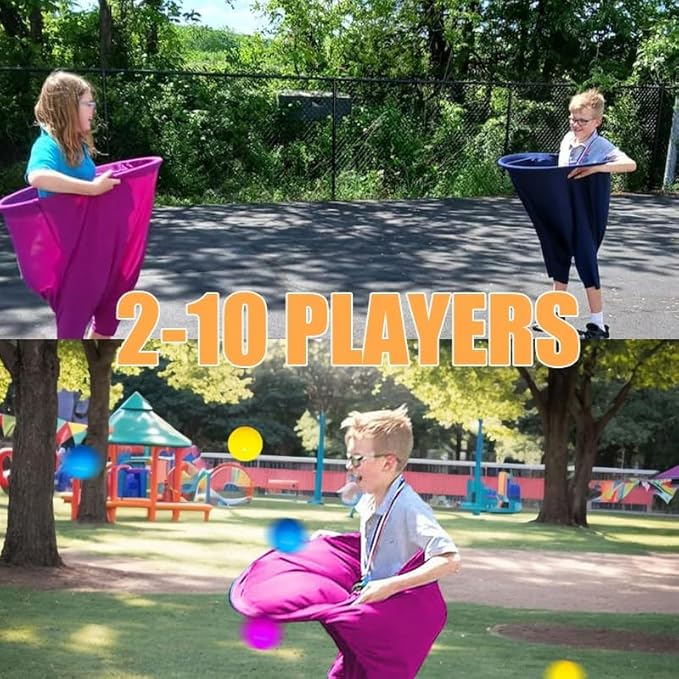 Granny Pants Yard Game, 8/16 Elastic Balls+Pump, Backyard Parties and Field Day，Tailgate & Backyard Lawn Games for BBQ, Camping, Team Building Events