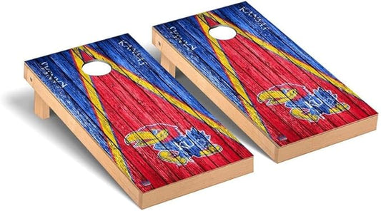 College Team Cornhole Boards, 2x4 Premium Corn Hole Game Set, Officially Licensed Cornhole Game, Perfect for Tailgates