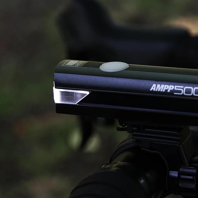 CATEYE AMPP USB Rechargeable Bike Light – High Visibility Super Bright OptiCube™ Headlight for Commuters, Road Cyclists & Mountain Bikers, Day & Night Riding Modes, IPX4 Waterproof, Tough & Durable