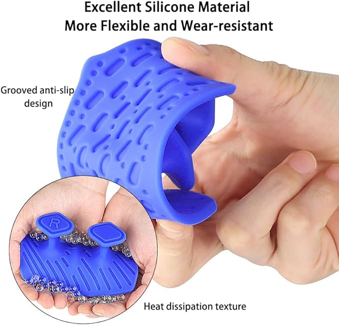 Upgraded Weight Lifting Grips for Women & Men - Extra Large & Thick Non-Slip Gym Grips with Cooling Towel, Ergonomic Workout Gloves for Pull-Ups, Dumbbell Exercises