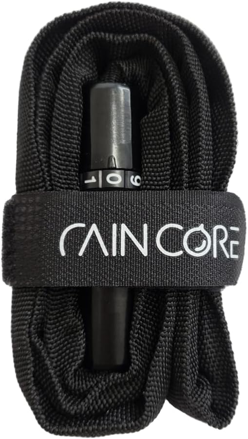 RAINCORE Light Weight Bike Cable Lock for Heavy Duti Anti Theft - 39inch (100cm) - 0.33lb (151g) - Bike Chain Lock with Chain Cutter Proof Fiber - Patented Korea - Security Cable (39 inches)