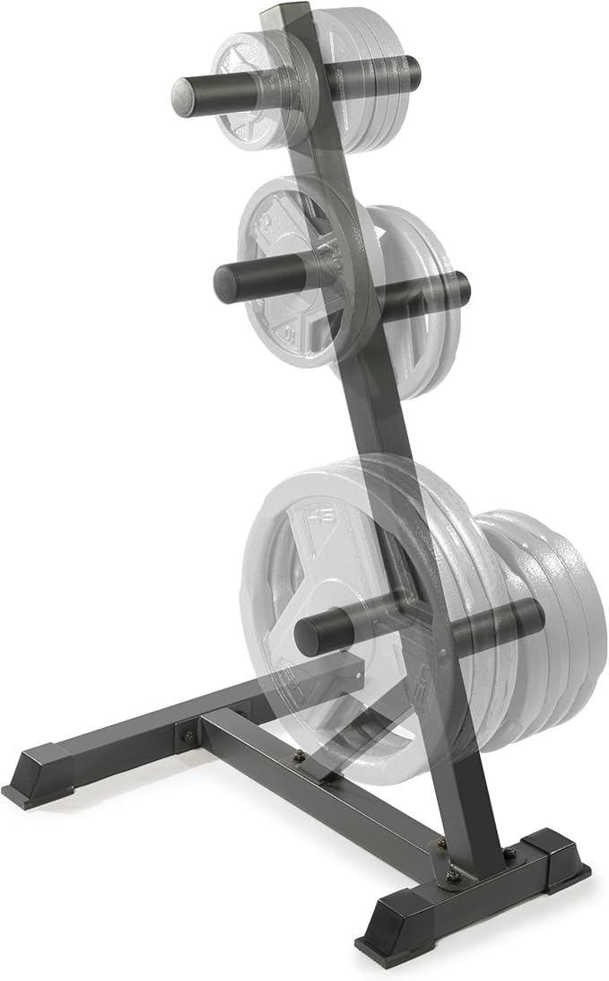 Marcy Olympic Weight Plate Tree for 2-Inch Plates Weight Storage Rack