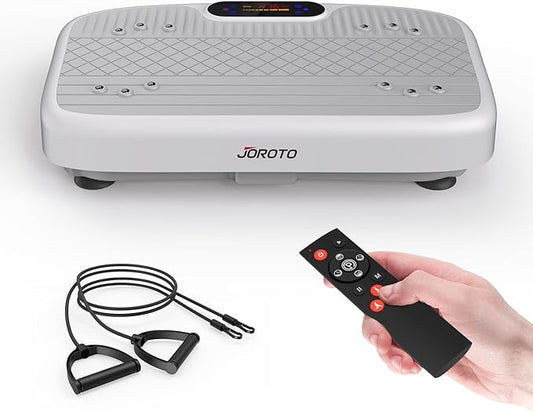 JOROTO Vibration Plate Exercise Machine, Vibration Platform Plate for Lymphatic Drainage & Weight Loss, Vibrating Plate Body Shaker Exercise Machine for Women Whole Body Workout
