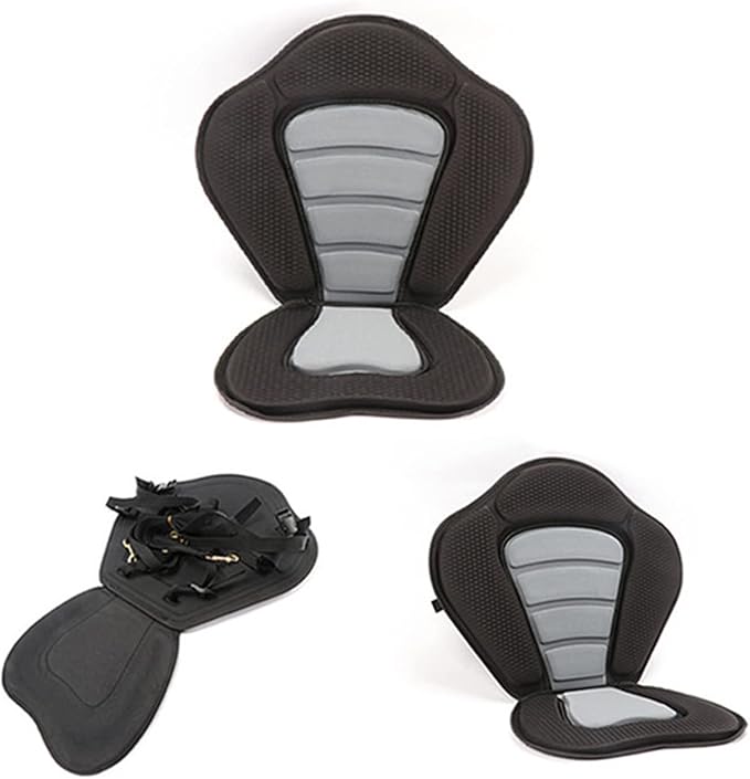 Kayak Seat Padded Inside Kayak for Seat with Back for Sit on, Inflatable Stand Up Paddle Board, Fishing Boat Detachable for