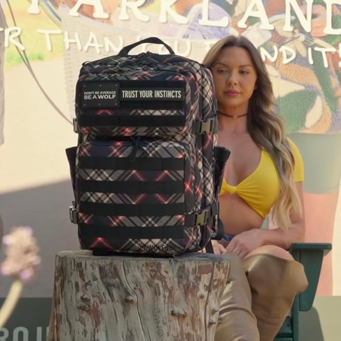 WOLFpak 35L Backpack (Fashion Cross Pattern)