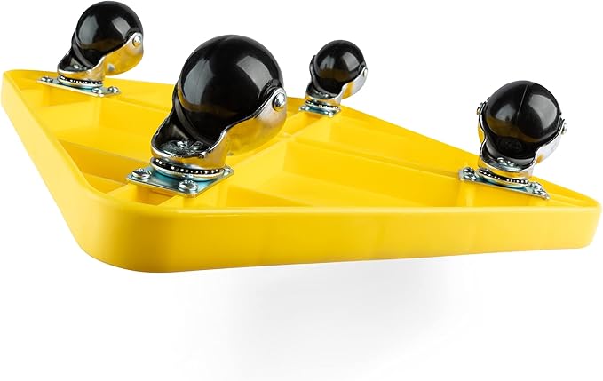 Champion Sports Scooter Board – Choice of Handles or No Handles, Durable Plastic Scooters for Youth Gym & PE Class, Indoor & Outdoor Play, Non-Marring Wheels, Multiple Sizes & Colors