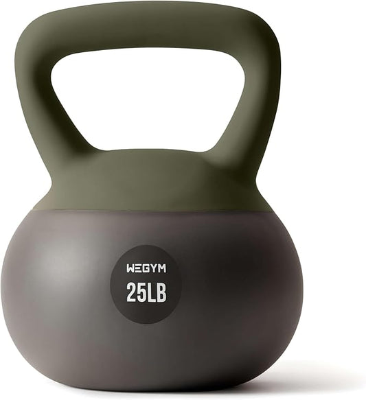 Soft Kettlebells with Cushioned Impact-Resistant Base and Anti-Slip, Wide-Grip Handle for Home Workouts, Weightlifting, and Full Body Strength Training