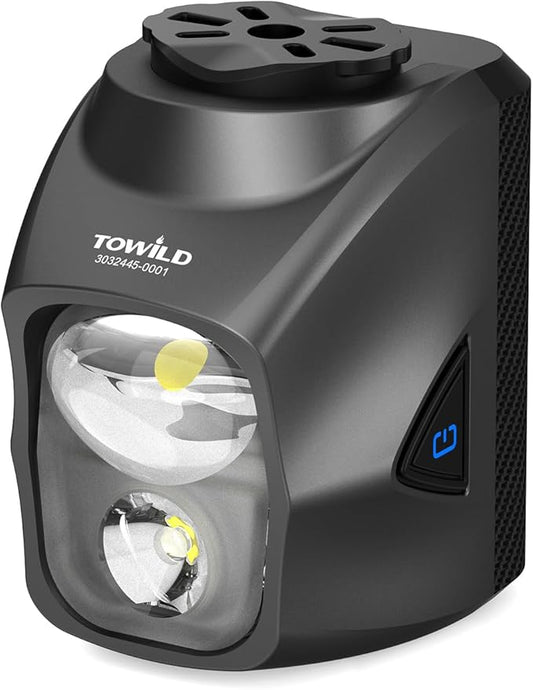 TOWILD DL1700 Bike Lights for Night Riding,1700LM Dual Light Source Super Bright Bicycle Headlight,Waterproof Bike Front Light for Mountain Road Cycling