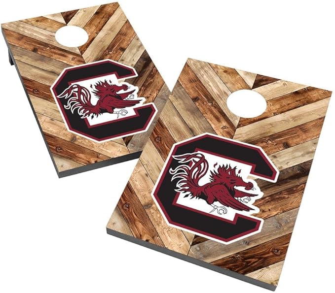 College Team Cornhole Boards, 2x4 Bag Toss Game Set, Officially Licensed Cornhole Game, Perfect for Tailgates