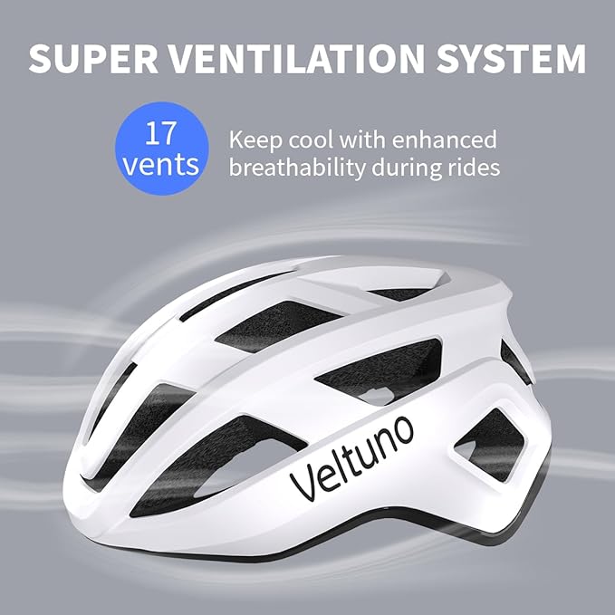 Bike Helmet for Adult Men & Women, Lightweight Bicycle Helmet, Adjustable Strap with Magnetic Buckle, Cycling Helmet for Mountain & Road Bike