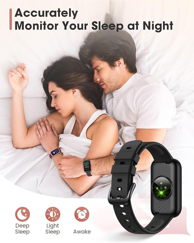 Fitness Tracker, Smart Watches for Women/Men, 24/7 Heart Rate Monitor Watch with Sleep Tracker, Step Counter, 20+ Sport Modes Fitness Watches for Women/Men, Android Smart Watch for Phones