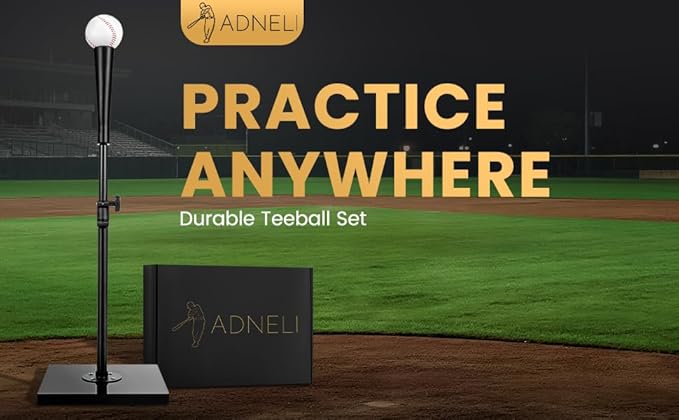 T-Ball Set with Baseball for Adults and Kids 3-5 Softball Tees for Hitting T Ball Batting Tee Teeball Tee Batting Tees for Softball Batting Tees for Softball Tee Ball Set