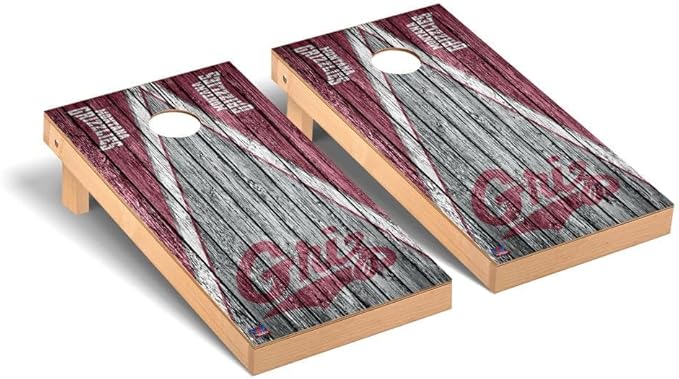 College Team Cornhole Boards, 2x4 Premium Corn Hole Game Set, Officially Licensed Cornhole Game, Perfect for Tailgates