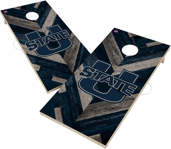 College Team Cornhole Boards, 2x4 Regulation Corn Hole Game Set, Officially Licensed Cornhole Game, Perfect for Tailgates