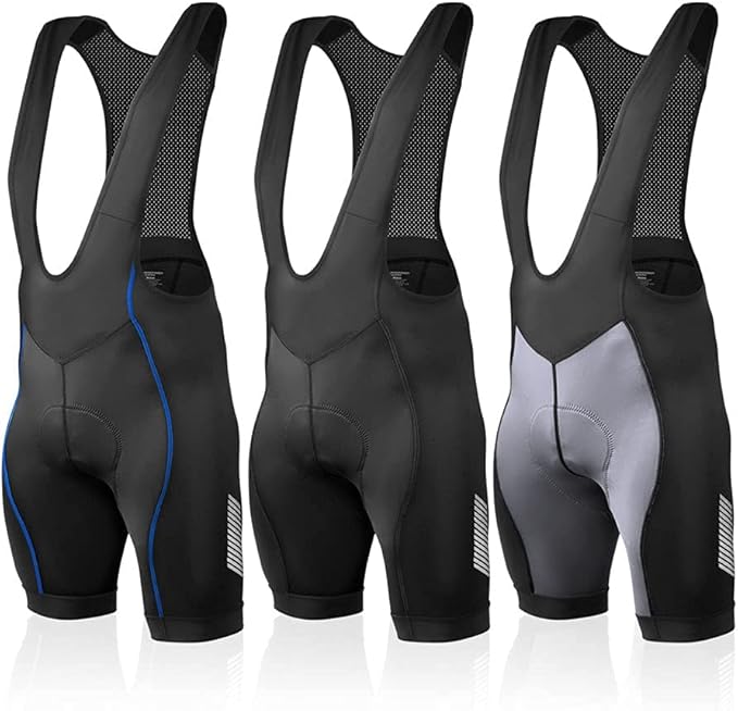 | Men's USA Elite Padded Cycling Bib-Shorts | Performance Long Distance Bib | Made in USA