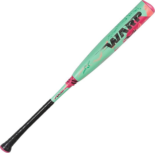 Axe | Warp | USSSA Youth Baseball Bat | Drop -10/-8/-5 | 3-Piece Composite | 2 3/4" Barrel | Green/Pink