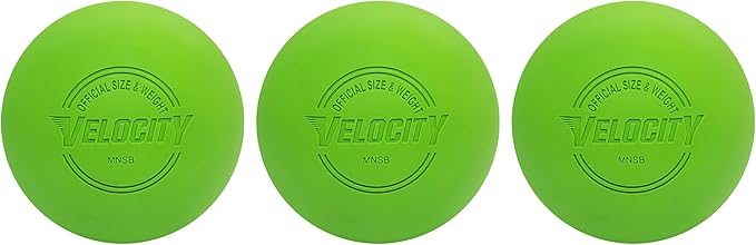 Velocity Lacrosse Balls - 1, 2, 3, 6, 12, 18, 24, 36, 60 and 120 Packs - for Practice, Official NFHS and College Approved Size