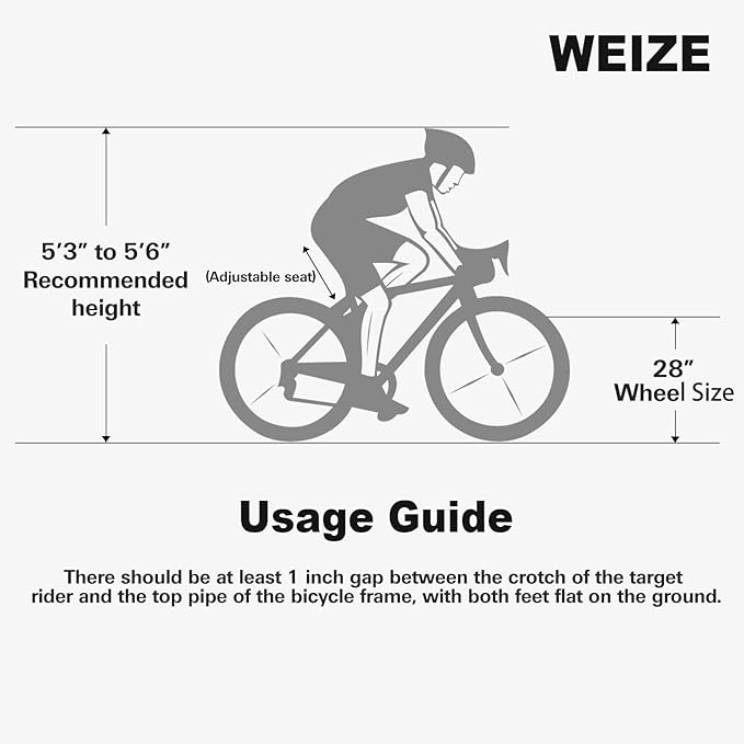 WEIZE Road Bike, 700C Wheel City Commuter Bicycle, 14 Speed Drop Bar, Racing Adult Bike with Caliper Brakes, High-Carbon Steel Hybrid Bikes, Urban Adult Bicycle for Men and Women