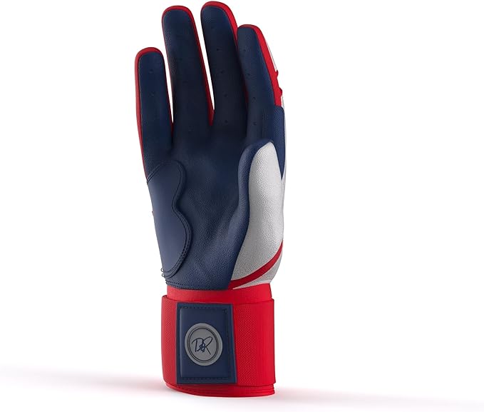 Drip & Rip Baller Series - Youth Batting Gloves + Adult Batting Gloves - for Softball and Baseball - Long Cuff Style for Men and Youth