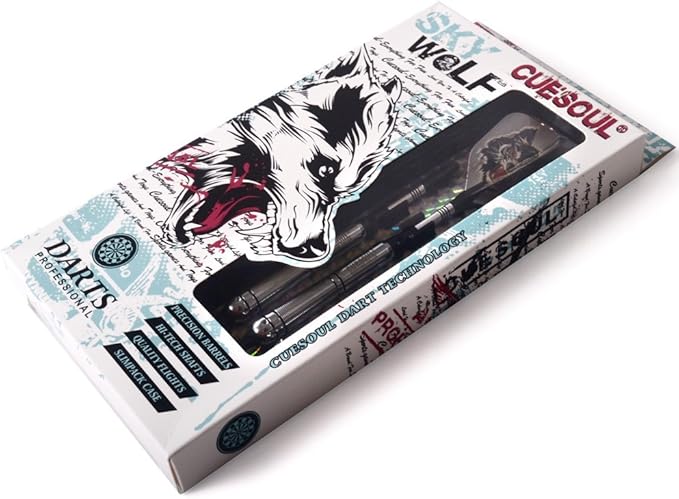 CUESOUL Soft Tip Darts Set Plastic Tip with Dart Case