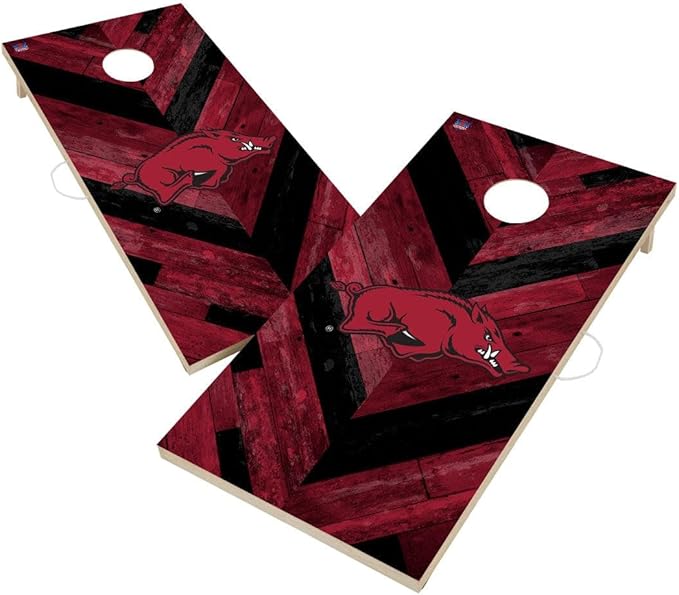 College Team Cornhole Boards, 2x4 Regulation Corn Hole Game Set, Officially Licensed Cornhole Game, Perfect for Tailgates