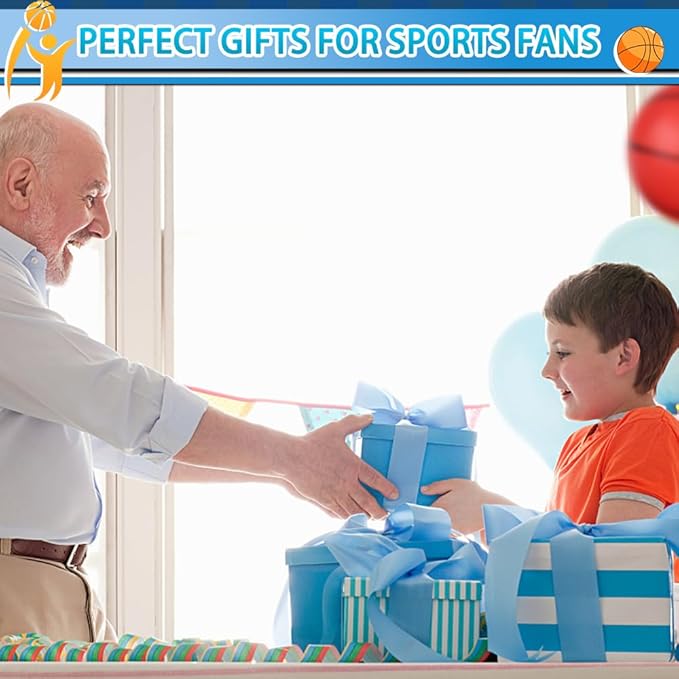 6" Mini Basketball for Kids & Adults, Indoor Basketball for Over-Door Hoop, Toddler Balls Arcade Game 5 Pack