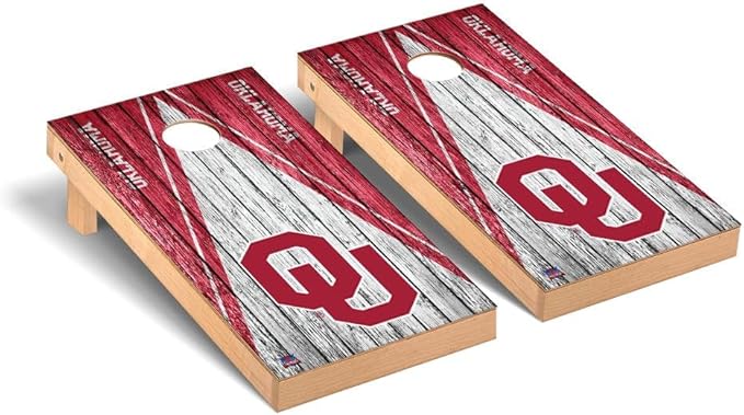 College Team Cornhole Boards, 2x4 Premium Corn Hole Game Set, Officially Licensed Cornhole Game, Perfect for Tailgates